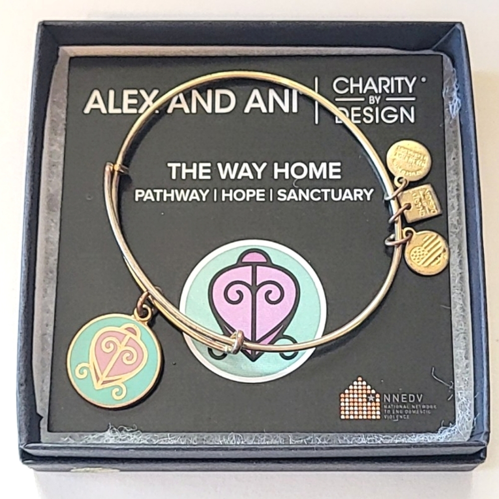 ALEX AND ANI "THE WAY HOME" CHARITY BY DESIGN BANGLE BRACELET